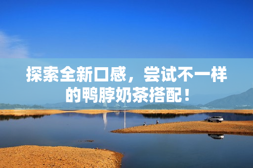 探索全新口感，尝试不一样的鸭脖奶茶搭配！