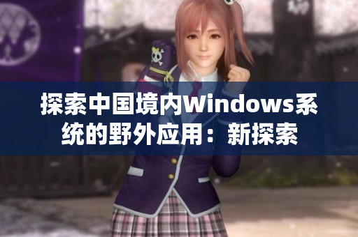 探索中国境内Windows系统的野外应用：新探索