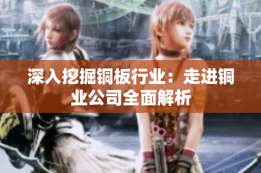 深入挖掘铜板行业：走进铜业公司全面解析