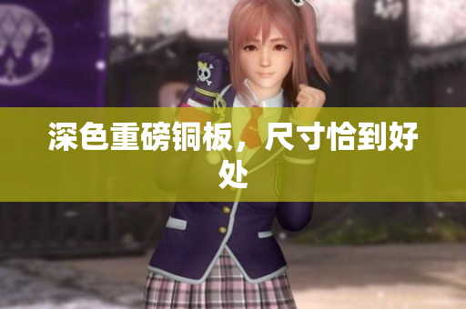 深色重磅铜板，尺寸恰到好处