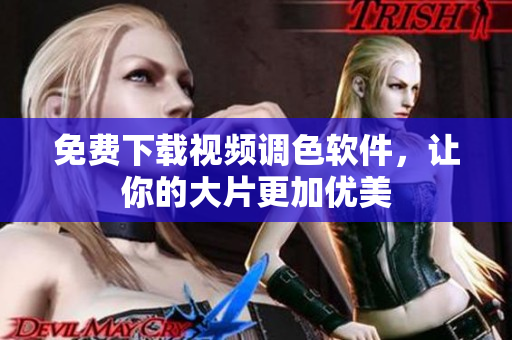 免费下载视频调色软件，让你的大片更加优美