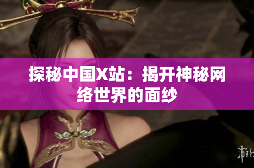 探秘中国X站：揭开神秘网络世界的面纱