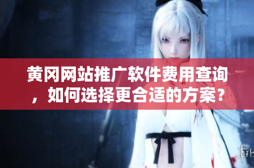 黄冈网站推广软件费用查询，如何选择更合适的方案？