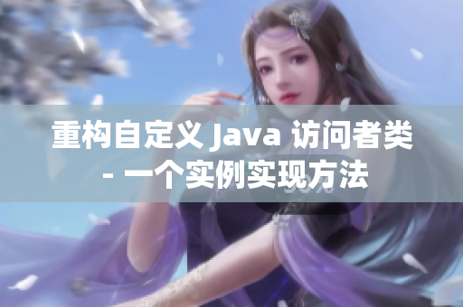 重构自定义 Java 访问者类 - 一个实例实现方法