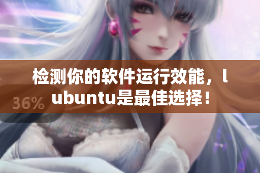 检测你的软件运行效能，lubuntu是最佳选择！
