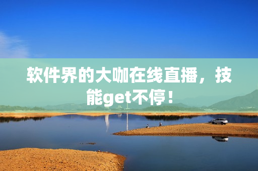 软件界的大咖在线直播，技能get不停！