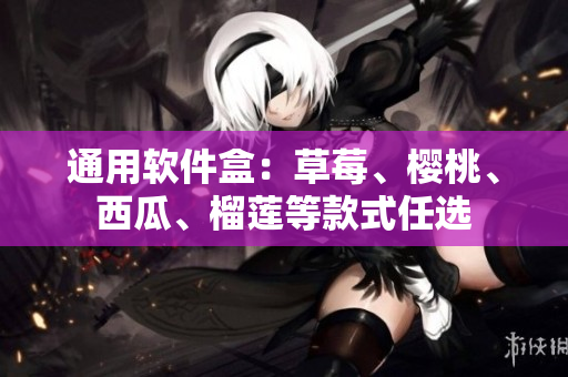 通用软件盒：草莓、樱桃、西瓜、榴莲等款式任选