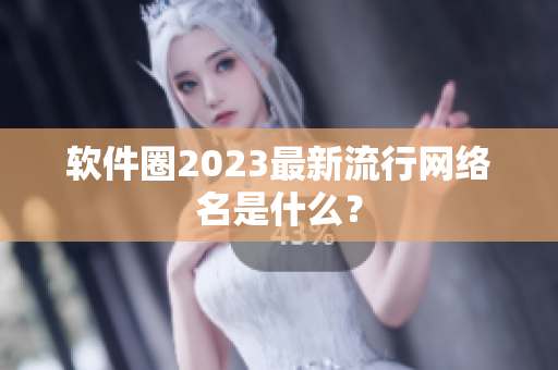 软件圈2023最新流行网络名是什么？