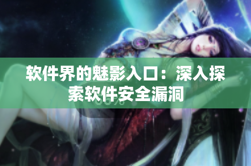 软件界的魅影入口：深入探索软件安全漏洞