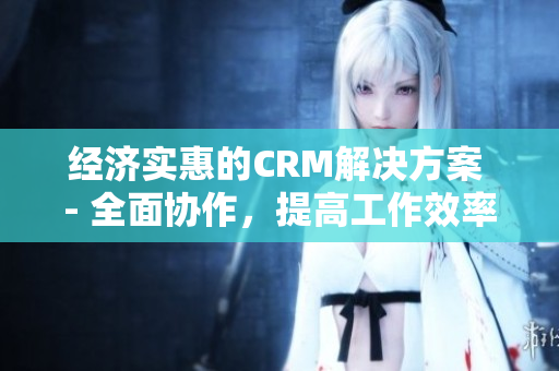经济实惠的CRM解决方案 - 全面协作，提高工作效率