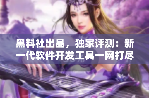 黑料社出品，独家评测：新一代软件开发工具一网打尽