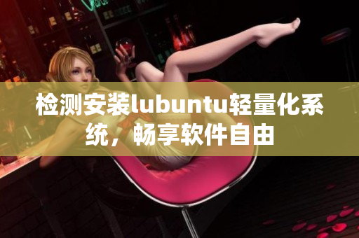 检测安装lubuntu轻量化系统，畅享软件自由