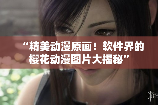“精美动漫原画！软件界的樱花动漫图片大揭秘”