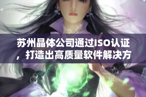 苏州晶体公司通过ISO认证，打造出高质量软件解决方案