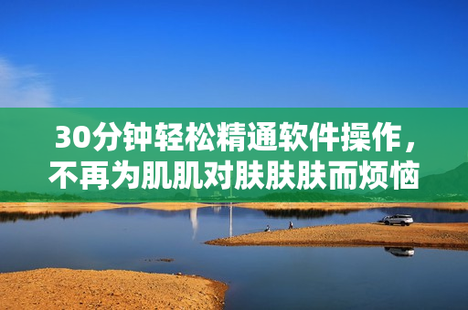 30分钟轻松精通软件操作，不再为肌肌对肤肤肤而烦恼