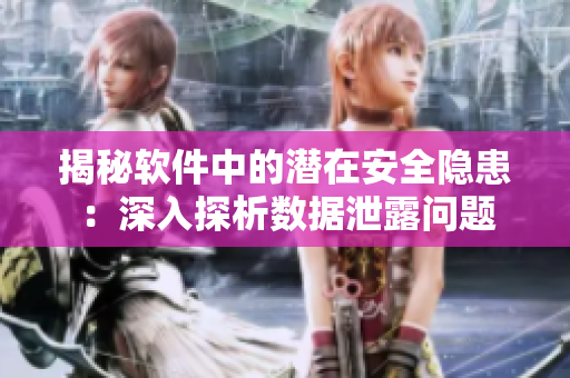 揭秘软件中的潜在安全隐患：深入探析数据泄露问题