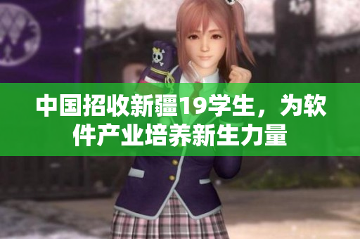 中国招收新疆19学生，为软件产业培养新生力量