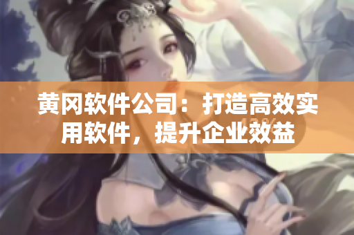 黄冈软件公司：打造高效实用软件，提升企业效益