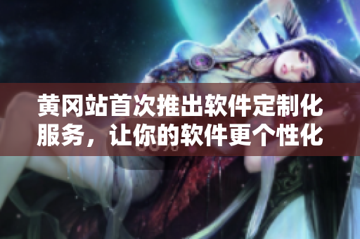 黄冈站首次推出软件定制化服务，让你的软件更个性化！