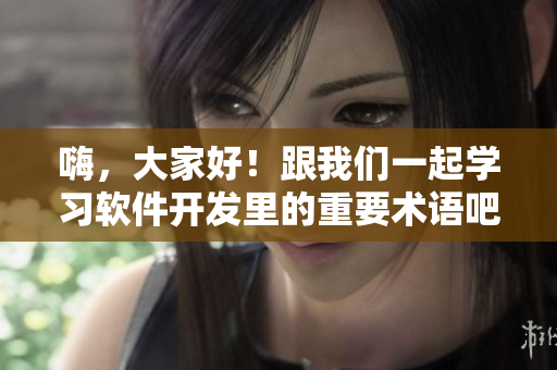 嗨，大家好！跟我们一起学习软件开发里的重要术语吧！
