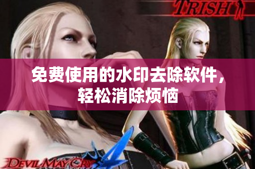 免费使用的水印去除软件，轻松消除烦恼