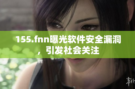 155.fnn曝光软件安全漏洞，引发社会关注