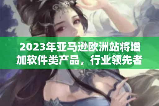 2023年亚马逊欧洲站将增加软件类产品，行业领先者的最新解析