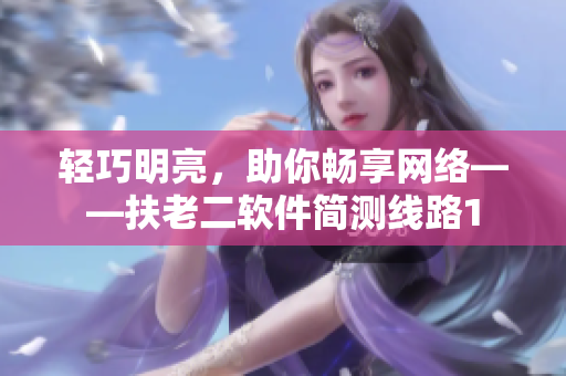 轻巧明亮，助你畅享网络——扶老二软件简测线路1