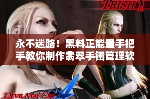 永不迷路！黑料正能量手把手教你制作翡翠手镯管理软件
