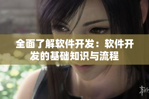 全面了解软件开发：软件开发的基础知识与流程