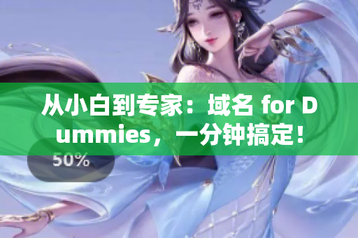 从小白到专家：域名 for Dummies，一分钟搞定！