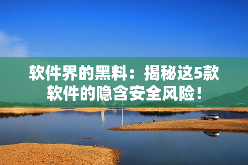 软件界的黑料：揭秘这5款软件的隐含安全风险！