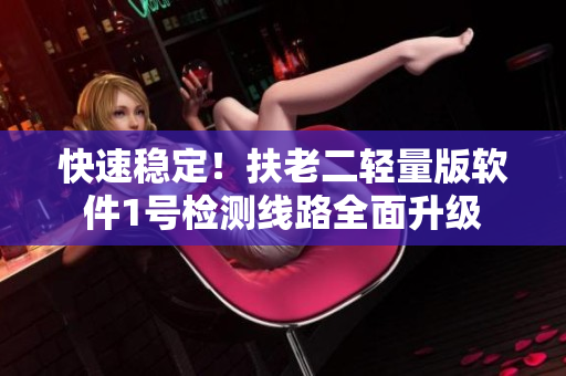 快速稳定！扶老二轻量版软件1号检测线路全面升级