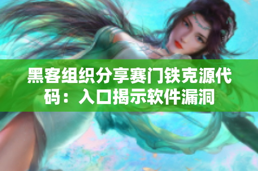 黑客组织分享赛门铁克源代码：入口揭示软件漏洞