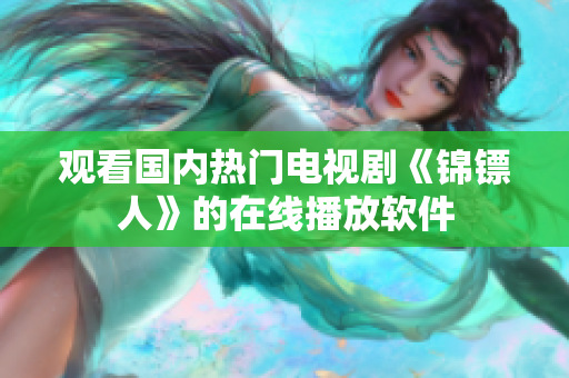 观看国内热门电视剧《锦镖人》的在线播放软件