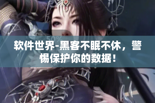 软件世界-黑客不眠不休，警惕保护你的数据！