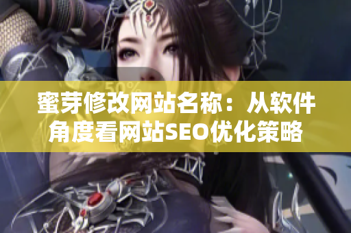 蜜芽修改网站名称：从软件角度看网站SEO优化策略