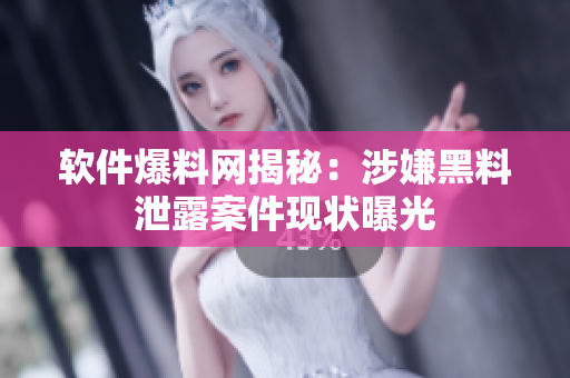 软件爆料网揭秘：涉嫌黑料泄露案件现状曝光