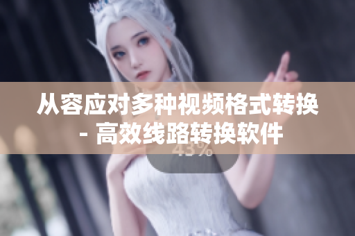 从容应对多种视频格式转换 - 高效线路转换软件