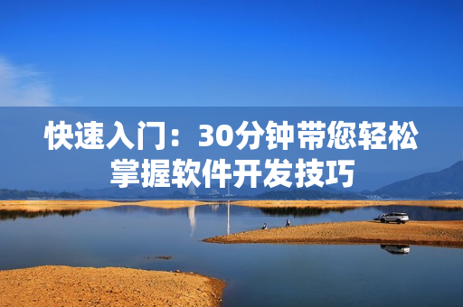 快速入门：30分钟带您轻松掌握软件开发技巧