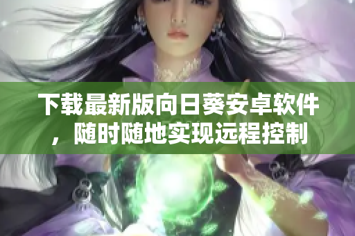 下载最新版向日葵安卓软件，随时随地实现远程控制