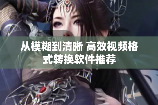 从模糊到清晰 高效视频格式转换软件推荐