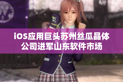 iOS应用巨头苏州丝瓜晶体公司进军山东软件市场