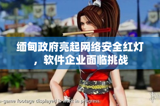 缅甸政府亮起网络安全红灯，软件企业面临挑战