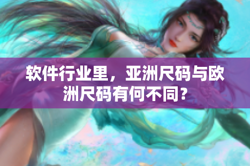 软件行业里，亚洲尺码与欧洲尺码有何不同？