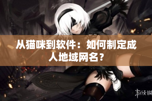 从猫咪到软件：如何制定成人地域网名？
