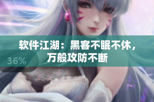 软件江湖：黑客不眠不休，万般攻防不断