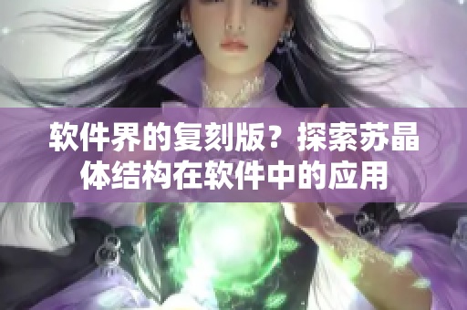 软件界的复刻版？探索苏晶体结构在软件中的应用