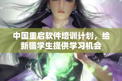 中国重启软件培训计划，给新疆学生提供学习机会