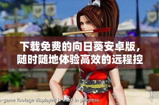 下载免费的向日葵安卓版，随时随地体验高效的远程控制功能！